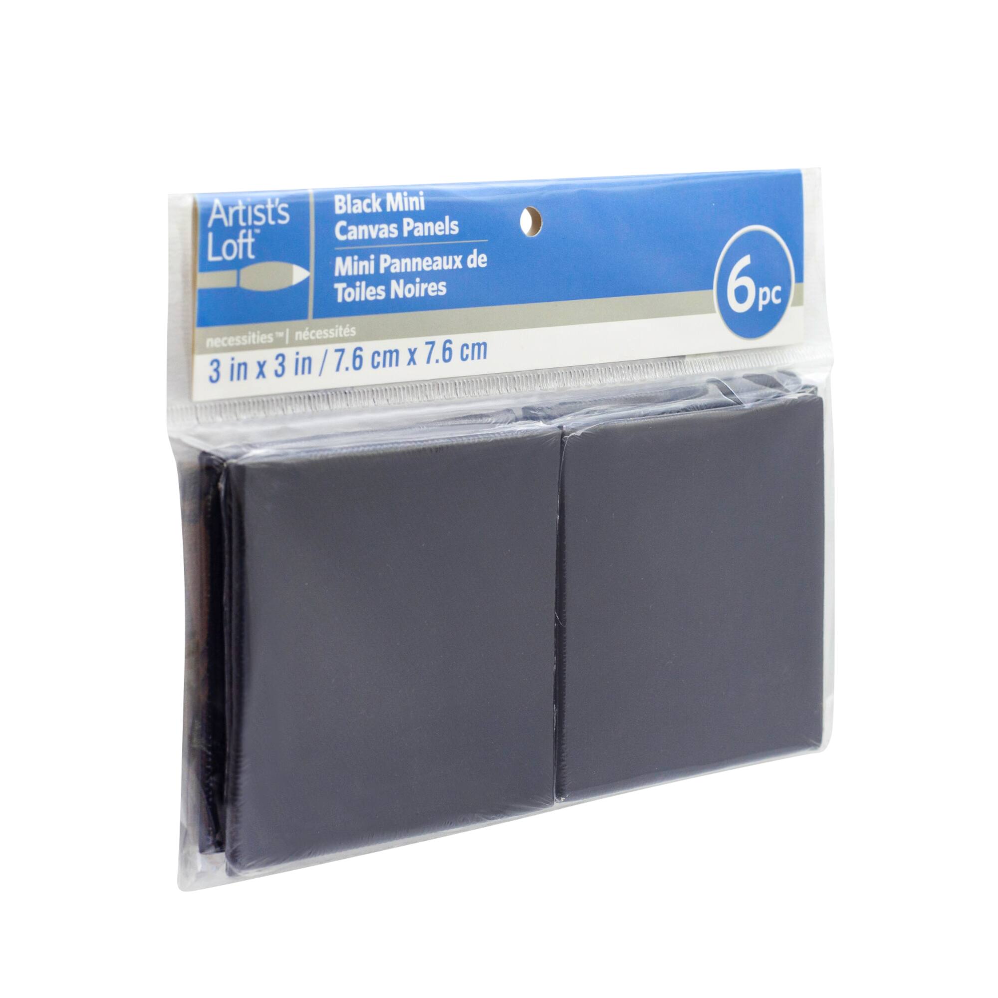 6 Pack 3" x 3" Mini Canvas Panels by Artist's Loft™ Necessities